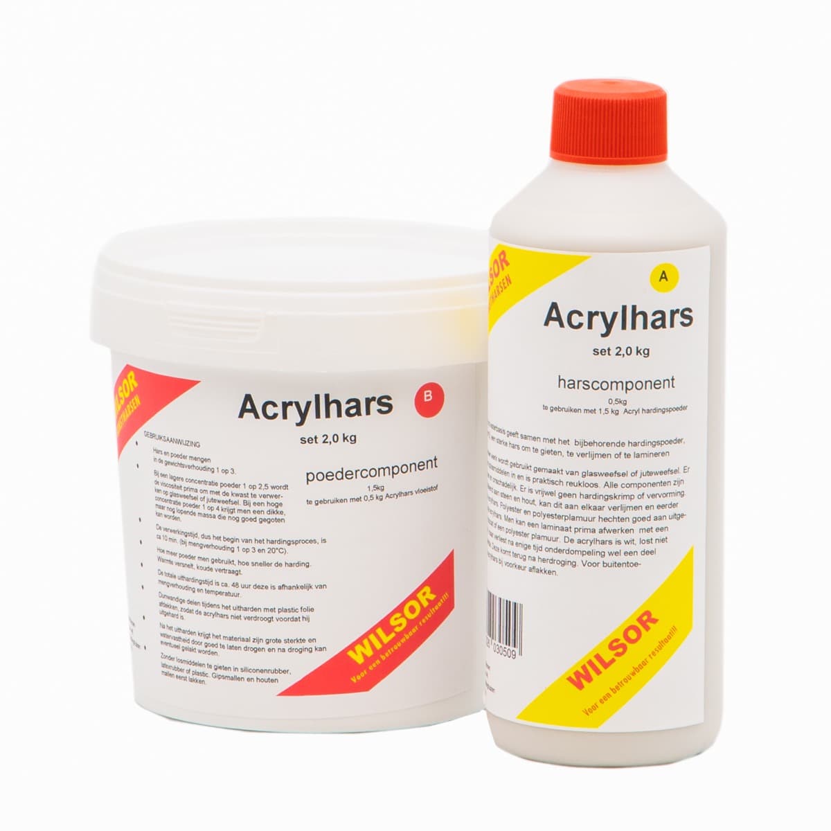 Wilsor Acrylhars met hardere epoxywinkel